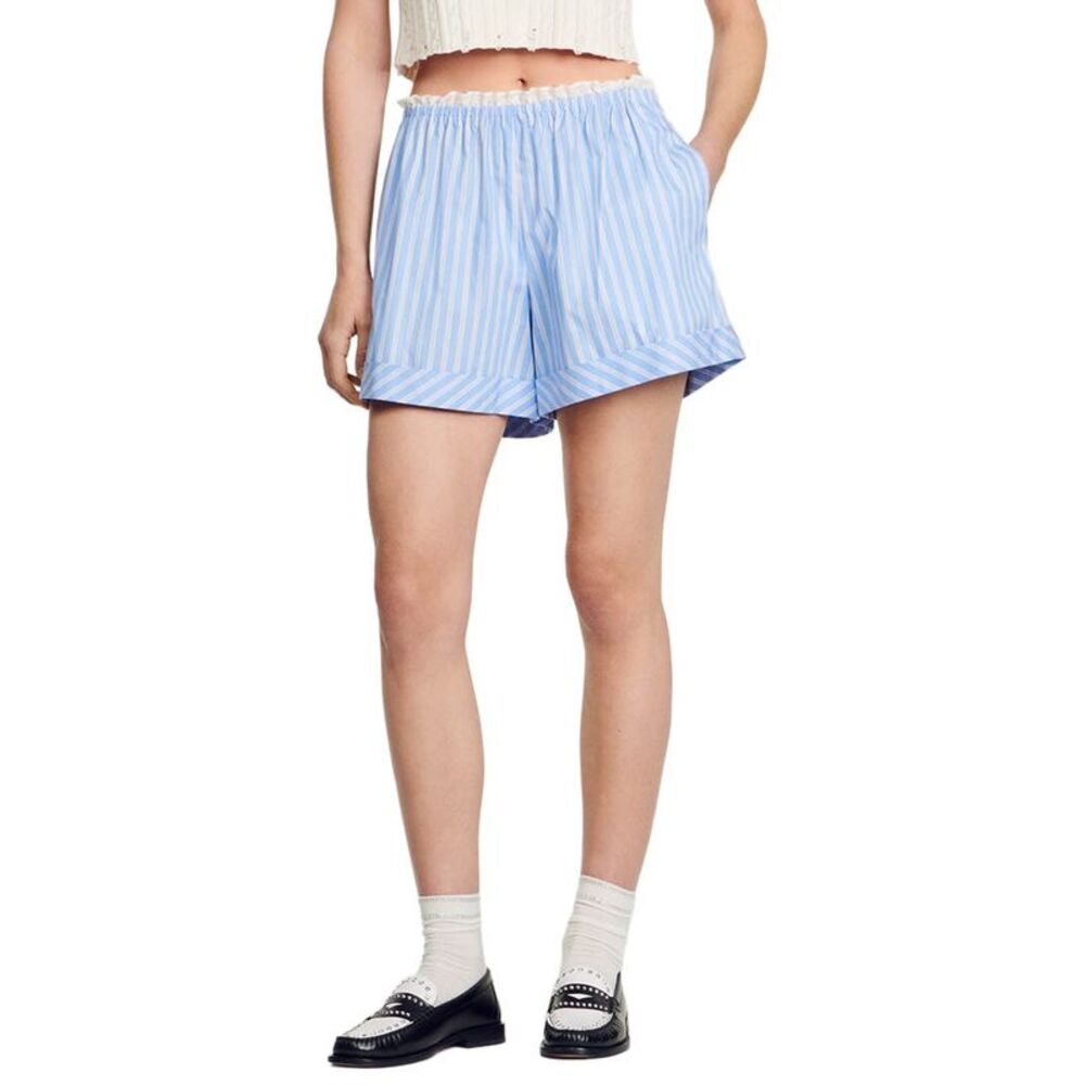Sandro Womens Stitch Short